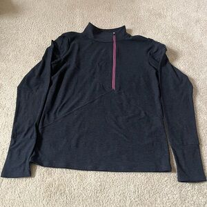 Oiselle Asymetrical Lux Zip Up Sz 8